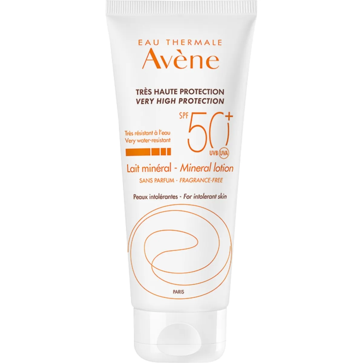 AVÈNE Sun SPF50+ minerālu losjons, 100ml - Produkta attēls 1