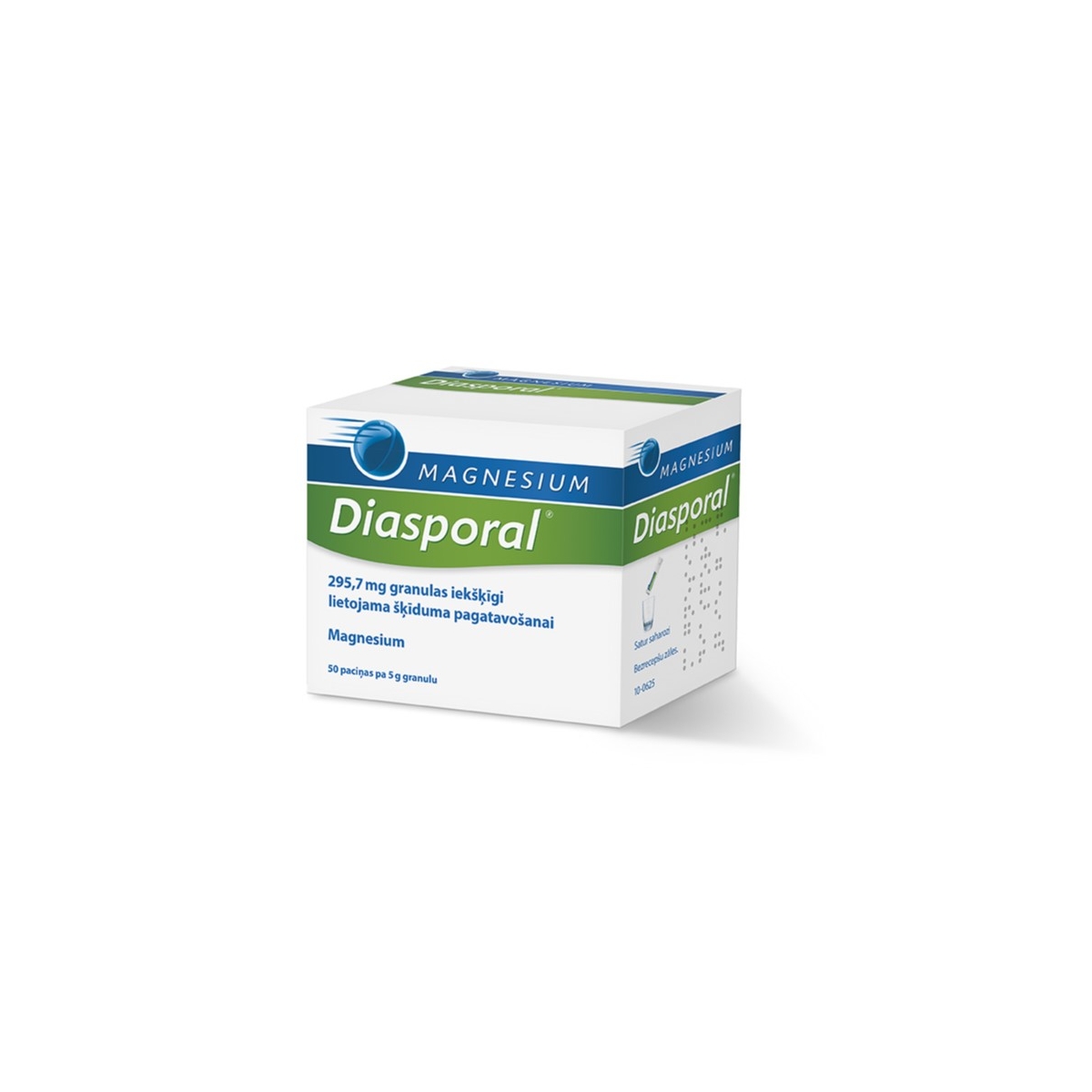 MAGNESIUM DIASPORAL 295.7MG GRANULAS N50 - Produkta attēls