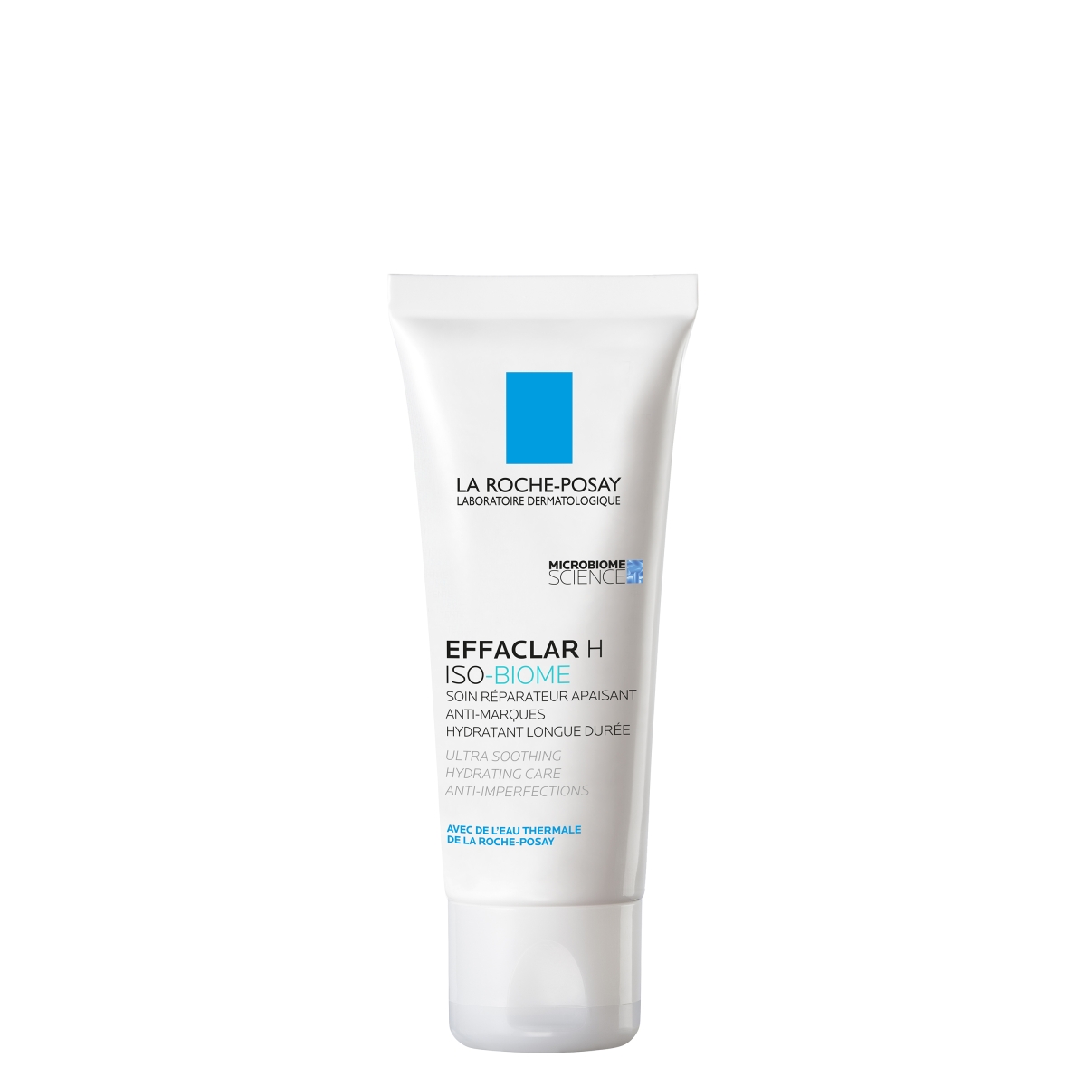 LA ROCHE-POSAY Effaclar H Iso-Biome nomierinošs, mitrinošs krēms pret ādas mepilnībām, 40 ml - Produkta attēls