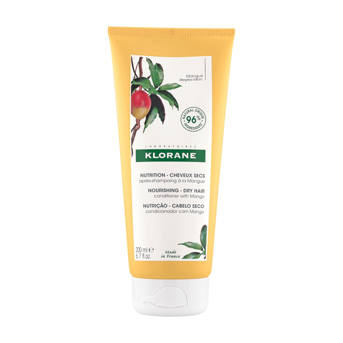 KLORANE kondicionieris ar mango, 200ml - Produkta attēls
