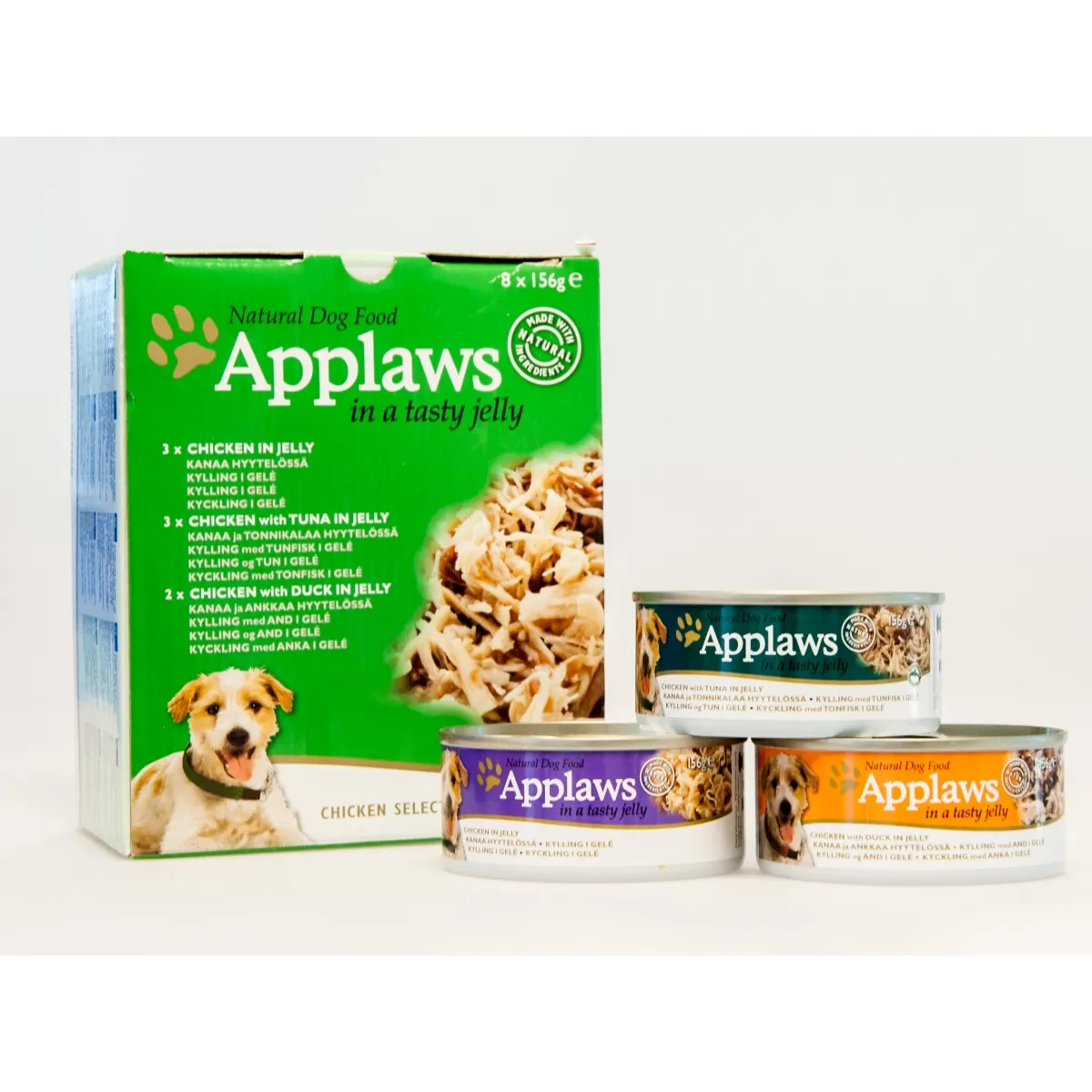 Applaws suņu konservēta barība vistas izlase želejā 156g (3103) - Produkta attēls