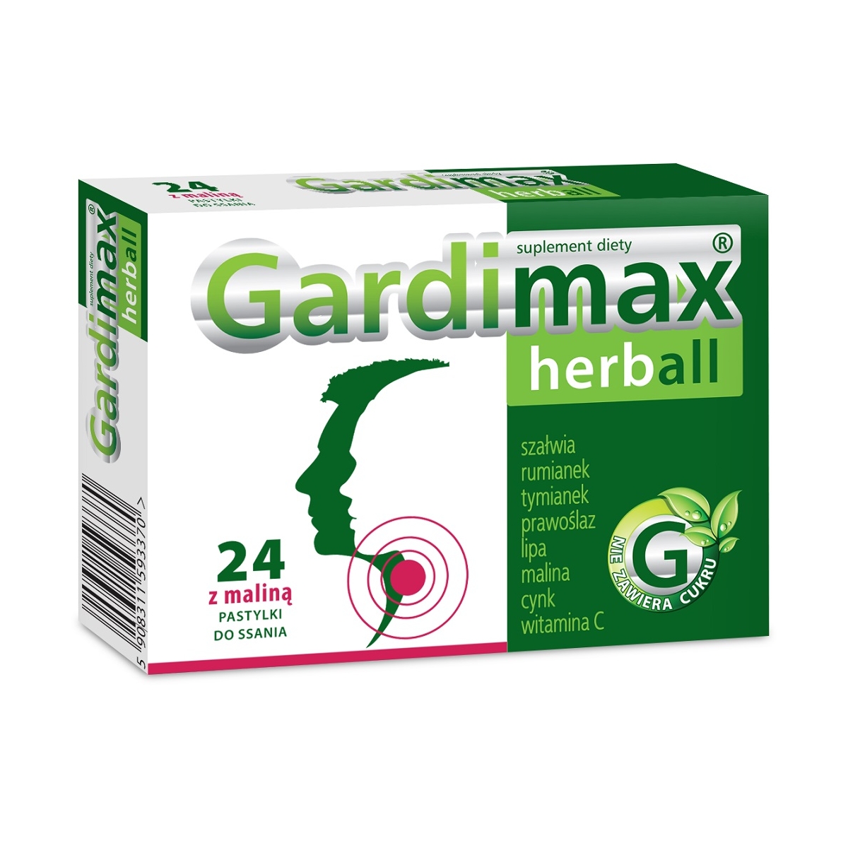 GARDIMAX HERBAL PASTILAS B/C N24 - Produkta attēls