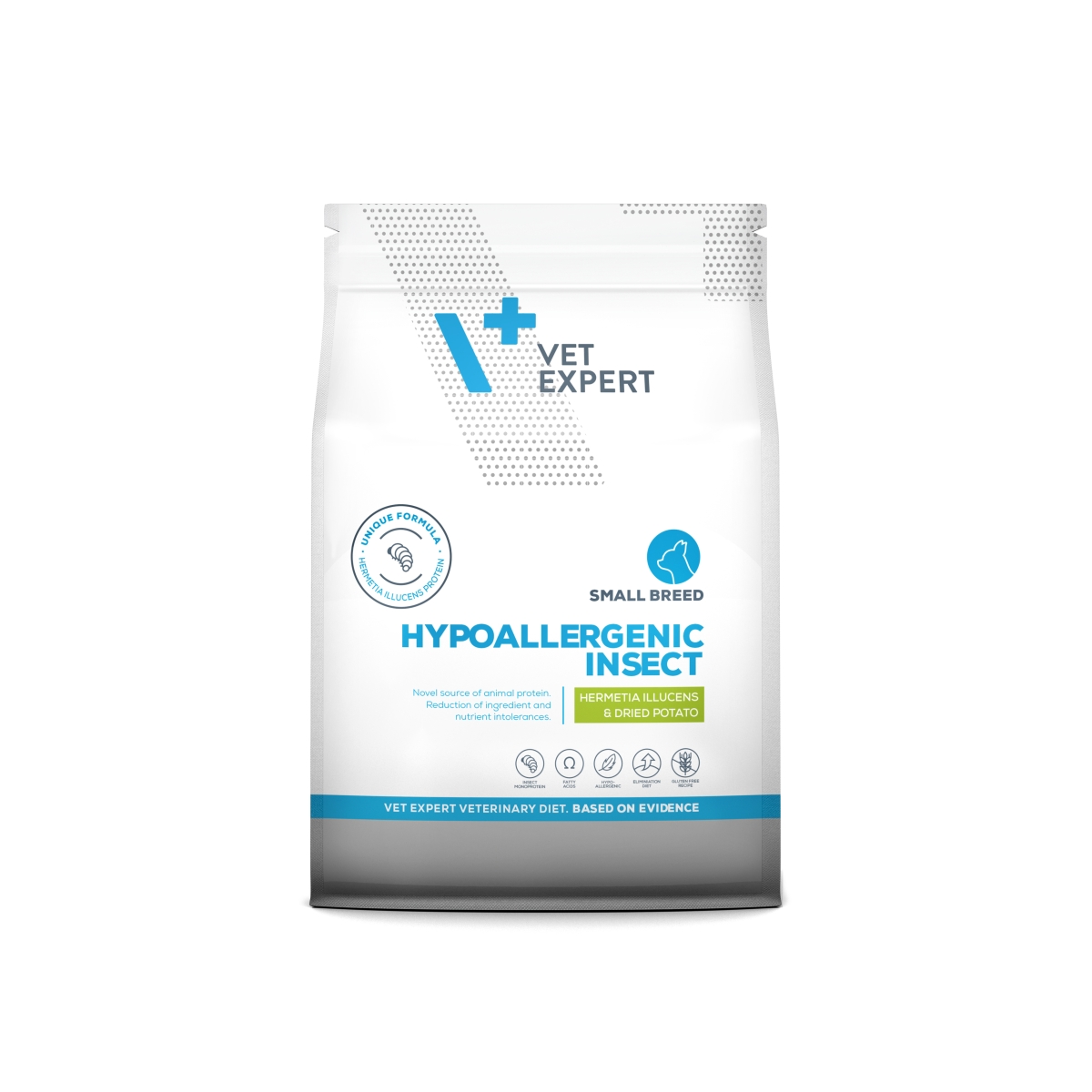 4T VD SUŅU HYPOALLERGENIC INSECT SMALL BR SAUSĀ B 2KG - Produkta attēls