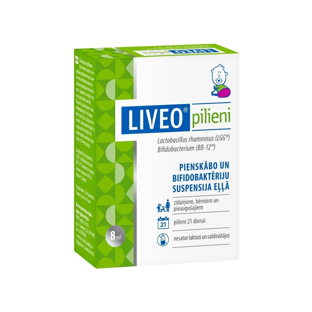 LIVEO pilieni, 8 ml - Produkta attēls 1