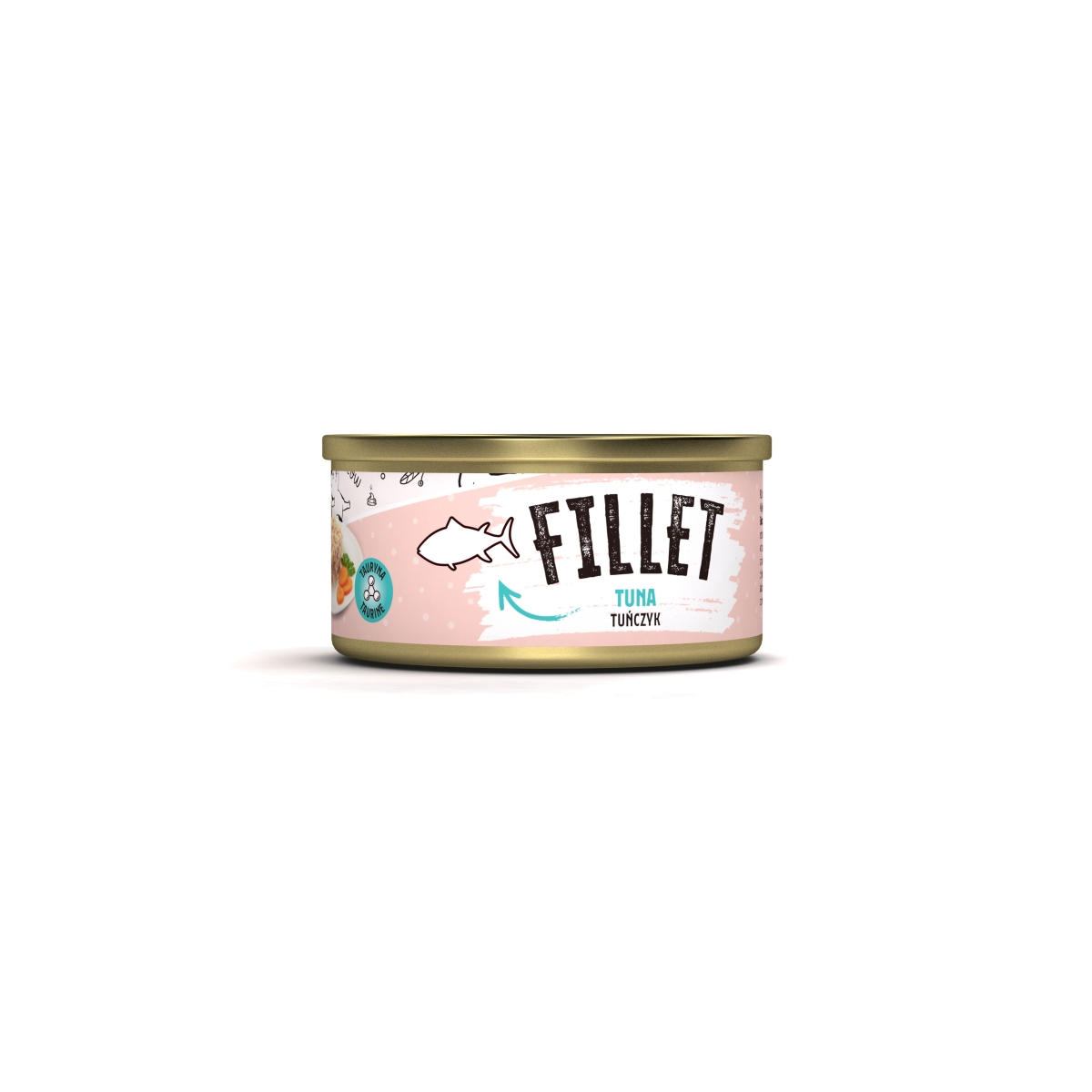 MR.BANDIT CAT FILLET KONS TUNA /TUNČA FILEJA 80G /1711 - Produkta attēls