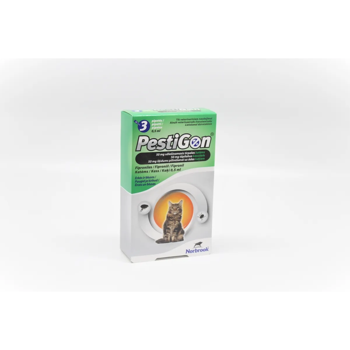 PESTIGON  50MG ŠĶĪD KAĶIEM N3 - Produkta attēls