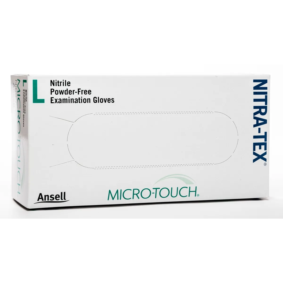 ANSEL CIMDI MICRO-TOUCH NITRA-TEX L N100 - Produkta attēls