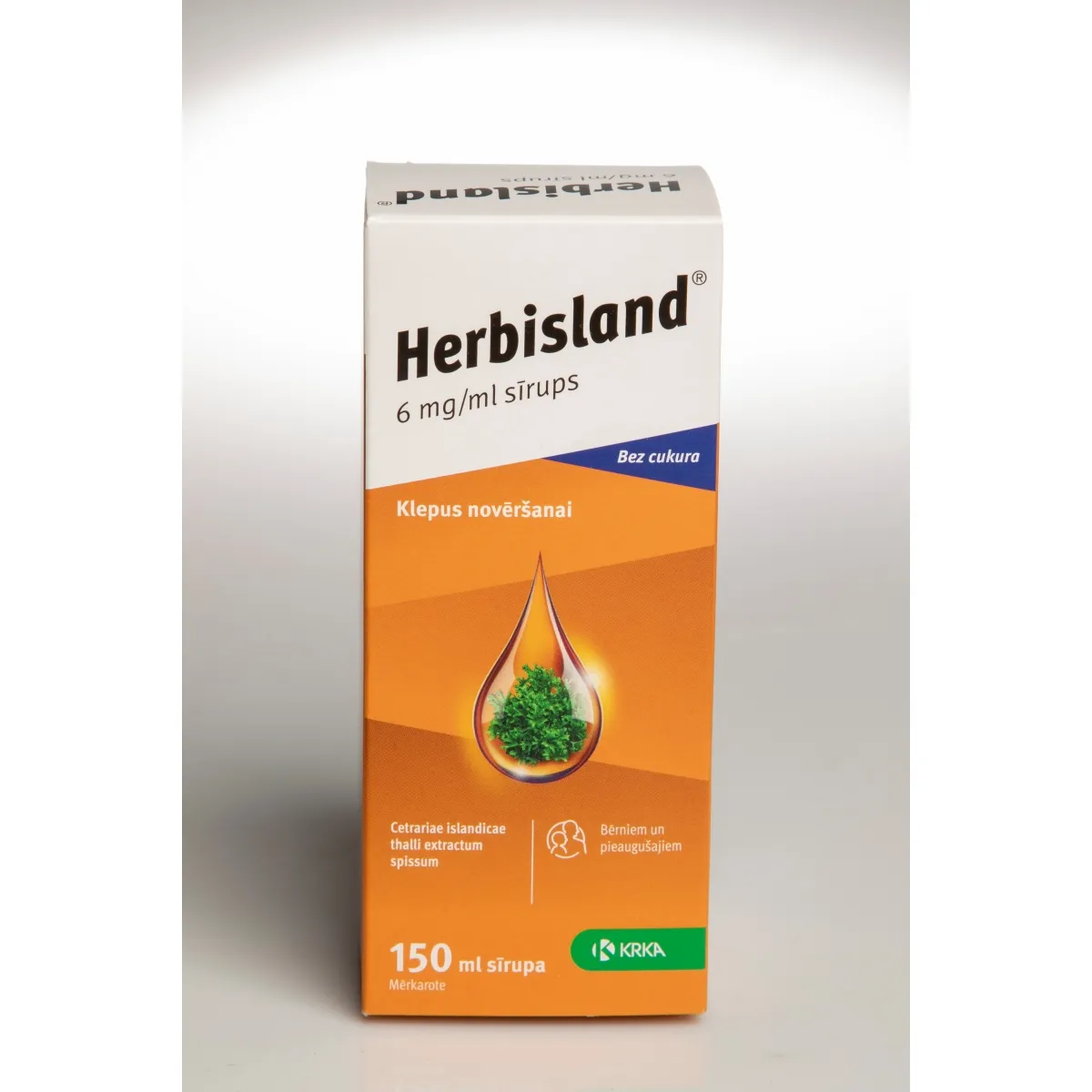 HERBISLAND SĪRUPS 150ML - Produkta attēls