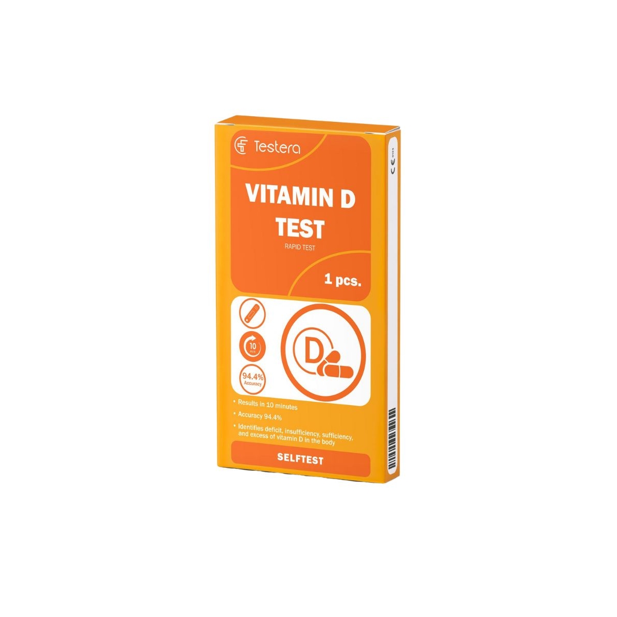 TESTERA vitamīna D3 ātrais tests (asins), kasete - Produkta attēls