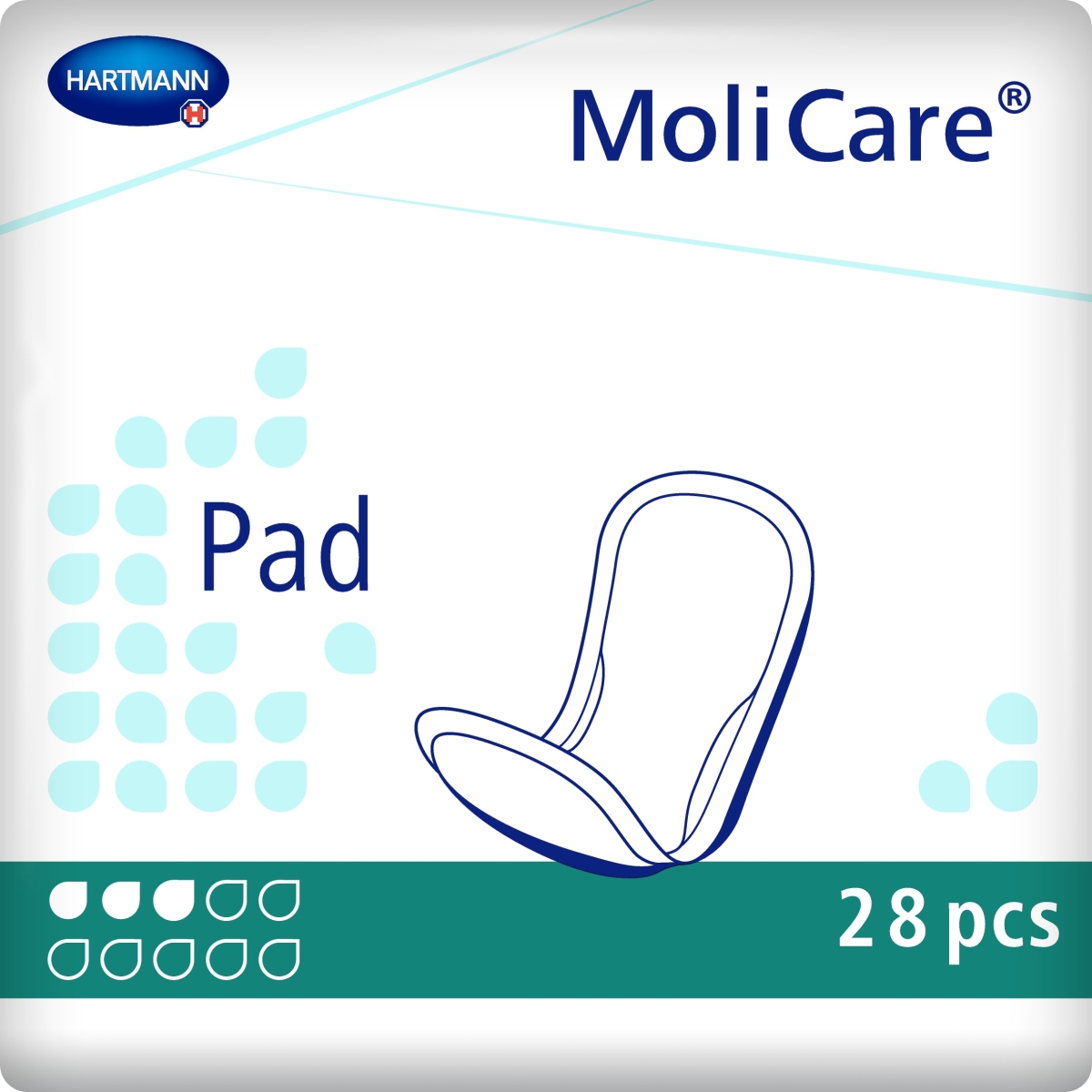 MOLICARE Pad ieliktņi (3 piles), 28 gab - Produkta attēls
