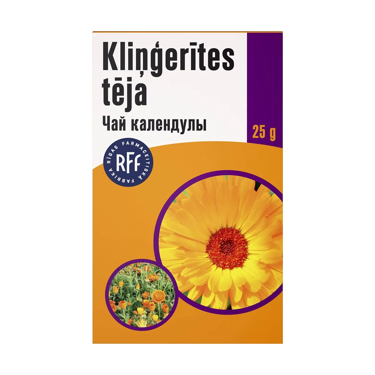 RFF Kliņģerītes tēja, 25 g - Produkta attēls