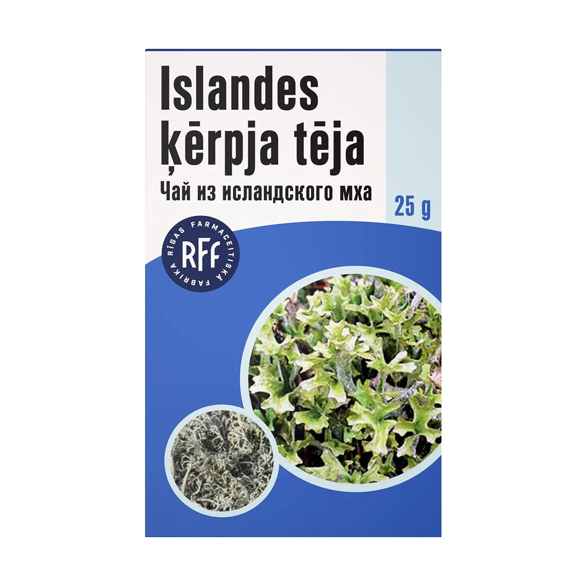 RFF Islandes ķērpja tēja, 25 g - Produkta attēls