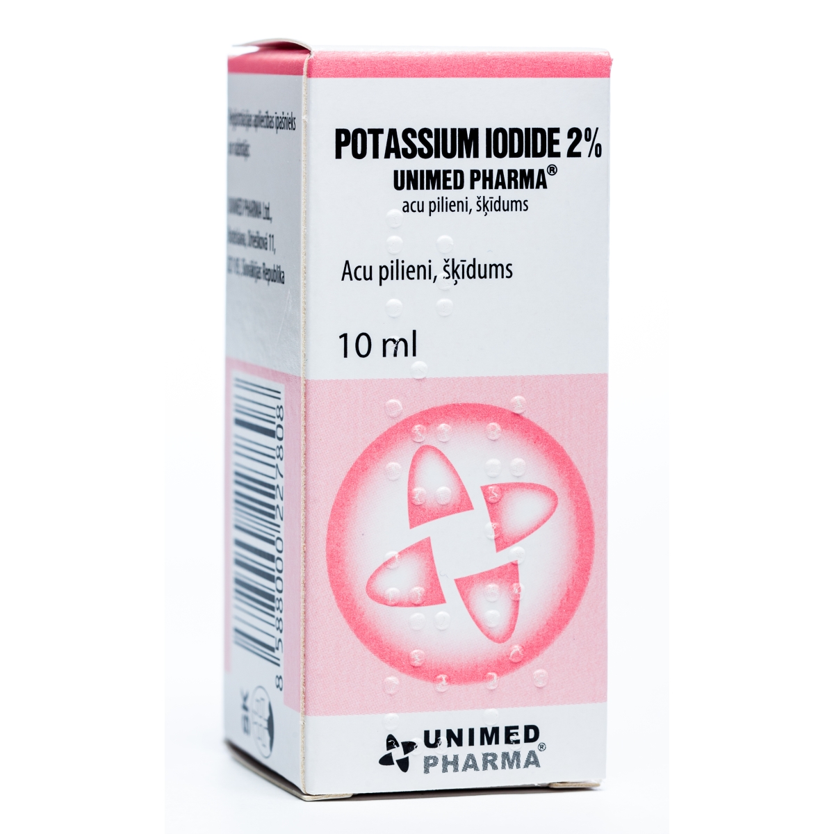 POTASSIUM IODIDE ACU PILIENI 2% 10ML - Produkta attēls