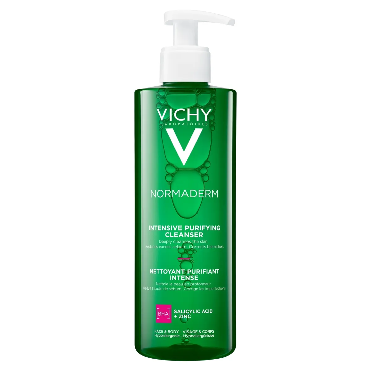 VICHY Normaderm Phytosolution dziļi attīrošs gels, 400 ml - Produkta attēls