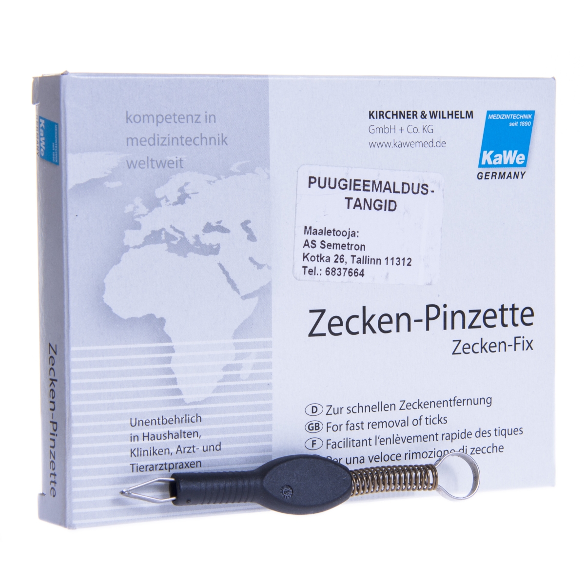 PINCETE ĒRČU IZŅEMŠANAI (STERILIZĒJAMA) N1 - Produkta attēls