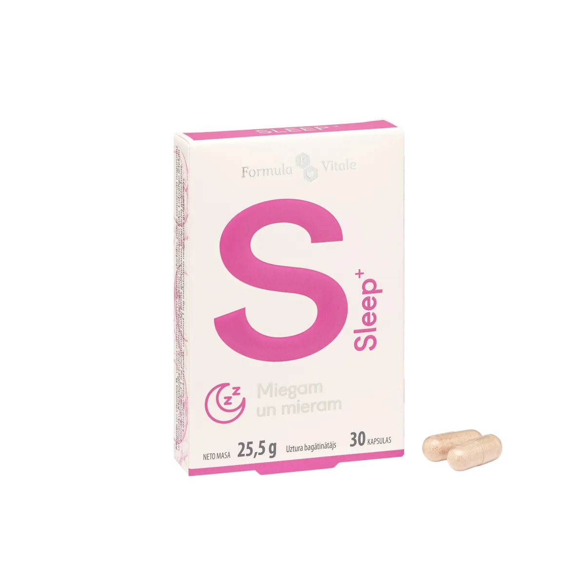 FORMULA VITALE Sleep+ kapsulas, 30 gab. - Produkta attēls