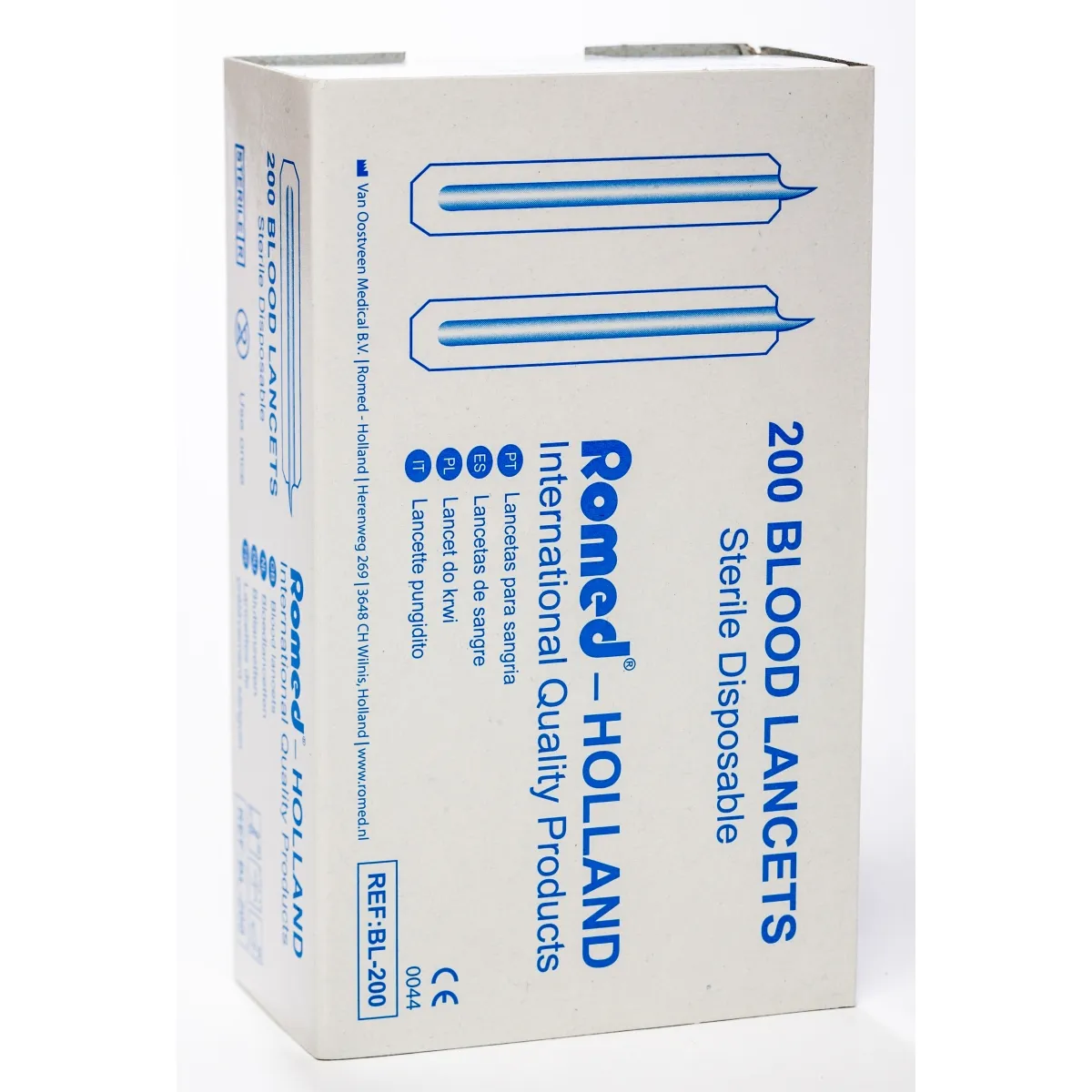 ROMED lancetes, 200 gab - Produkta attēls