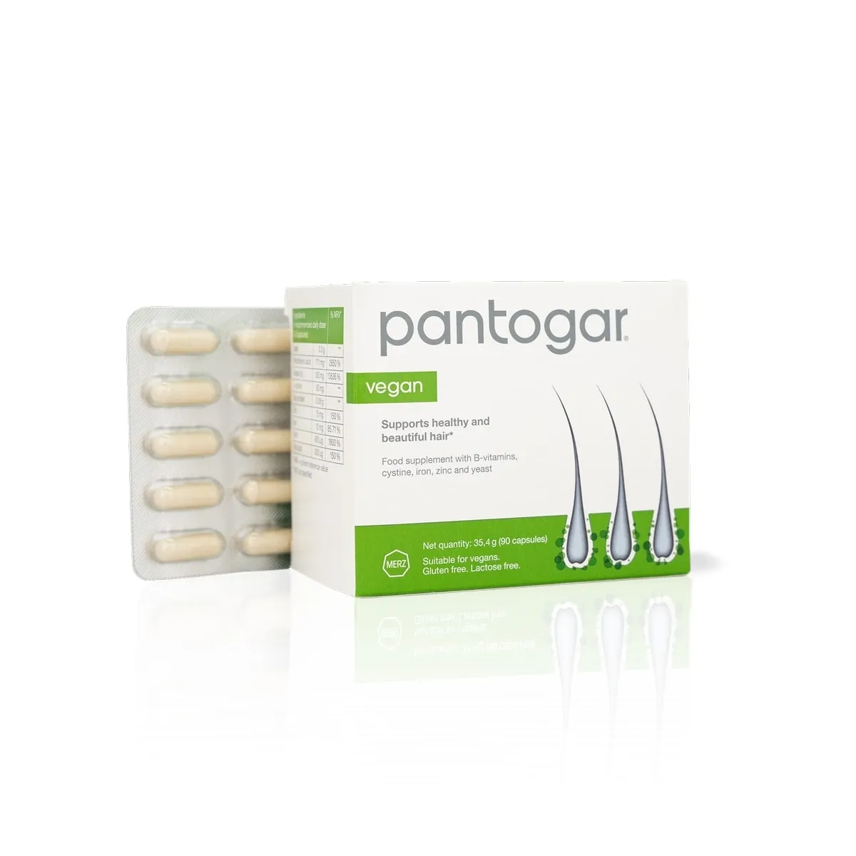 PANTOGAR® Vegan kapsulas, 90 gab. - Produkta attēls