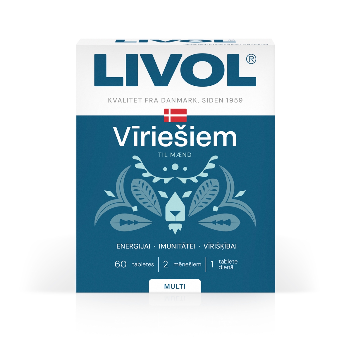 LIVOL Multi Vīriešiem tabletes, 60 gab. - Produkta attēls