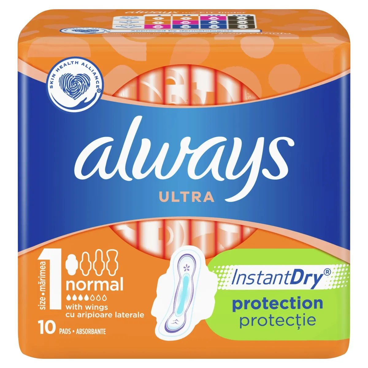 ALWAYS Ultra Normal paketes, 10 gab - Produkta attēls