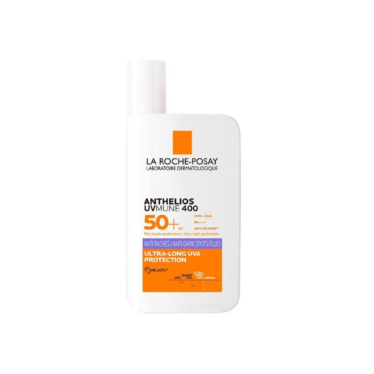 LA ROCHE-POSAY Anthelios fluīds pret pigmentāciju SPF50+, 50 ml - Produkta attēls