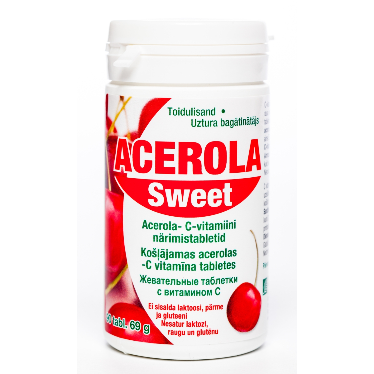 HKK ACEROLA SWEET 75MG TABLETES N90 - Produkta attēls