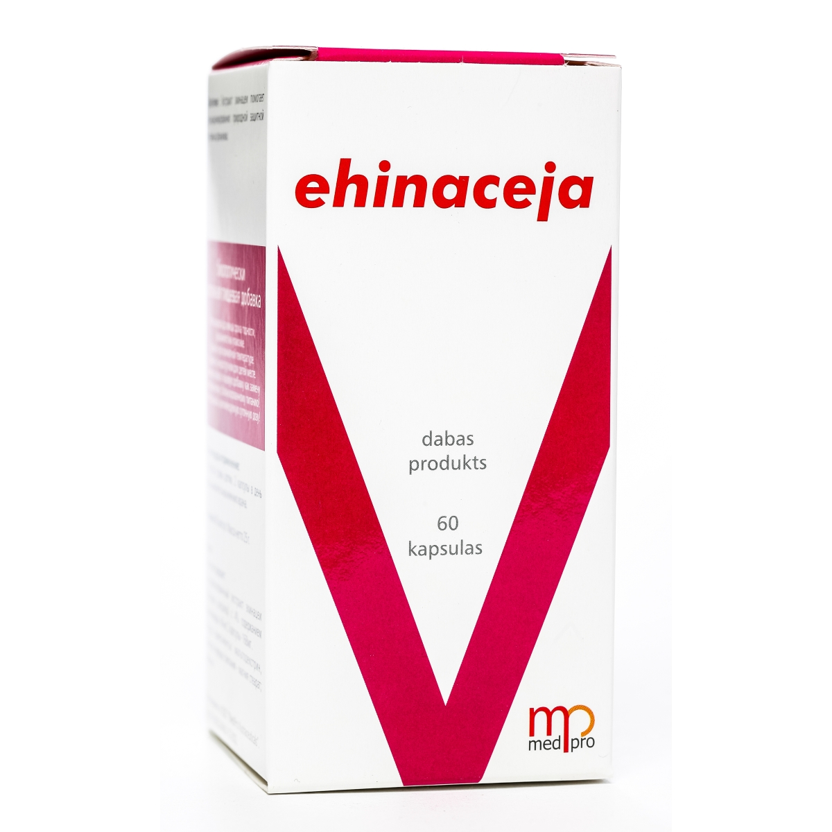 MEDPRO EHINACEJA 500MG KAPSULAS N60 - Produkta attēls