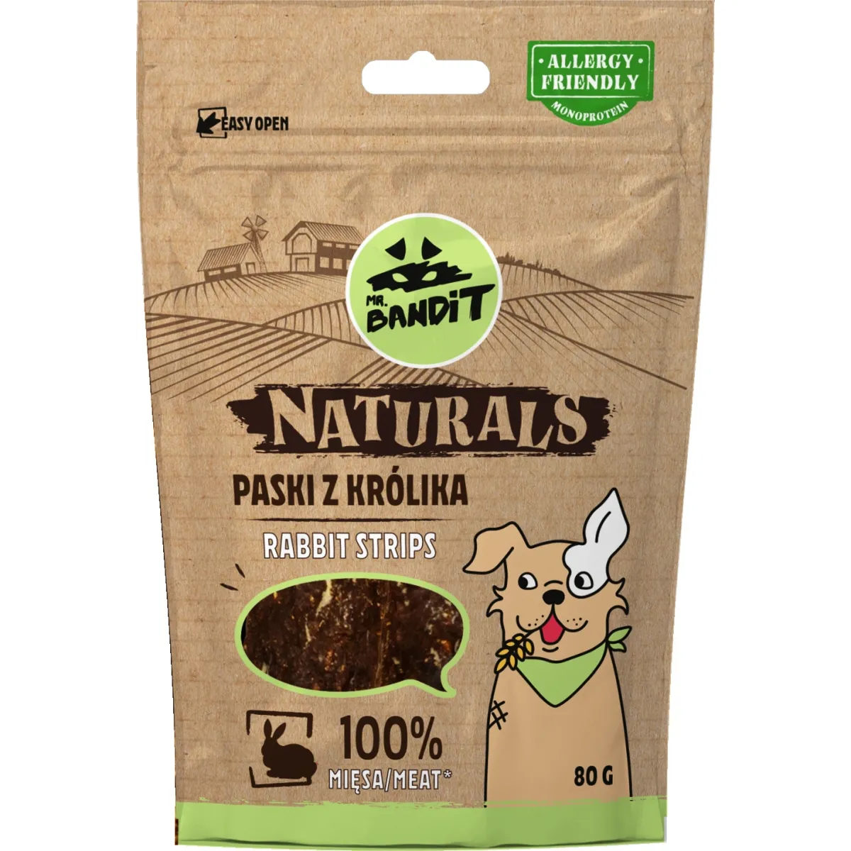 MR.BANDIT NATURALS TRUŠA GAĻAS SLOKSNĪTES 80G - Produkta attēls