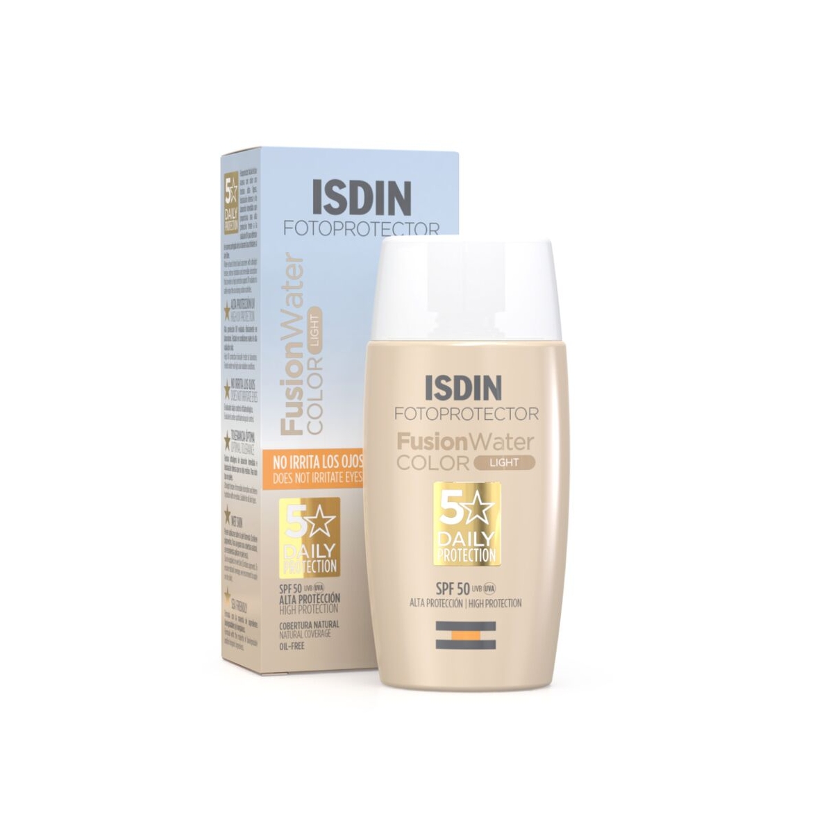 ISDIN Fotoprotector fluīds ar gaišu toni SPF50, 50 ml - Produkta attēls