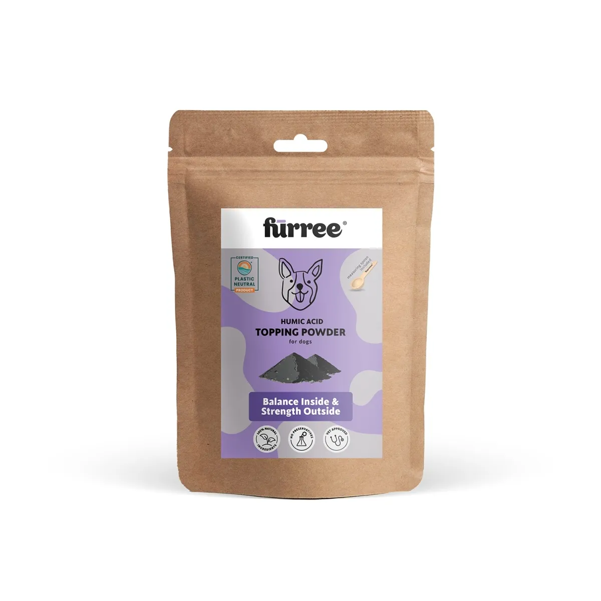 Fürree Topping Humīnskābes pulveris 100g suņiem - Produkta attēls