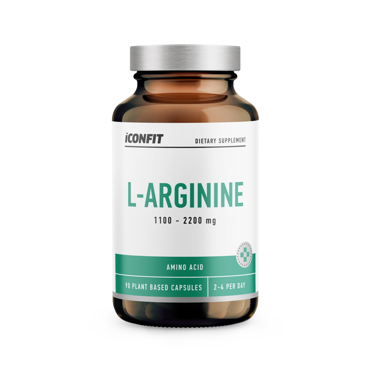 ICONFIT L-arginīns kapsulas, 90 gab. - Produkta attēls