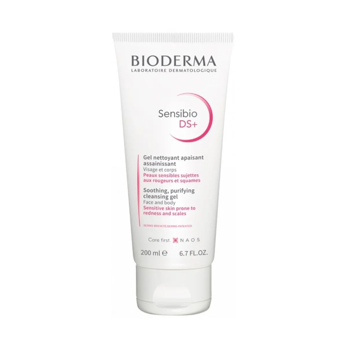 BIODERMA Sensibio DS+ putojošais gels, 200 ml - Produkta attēls