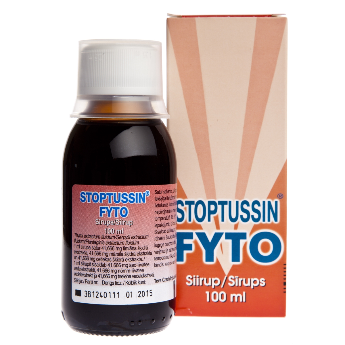STOPTUSSIN FYTO SĪRUPS 100ML - Produkta attēls