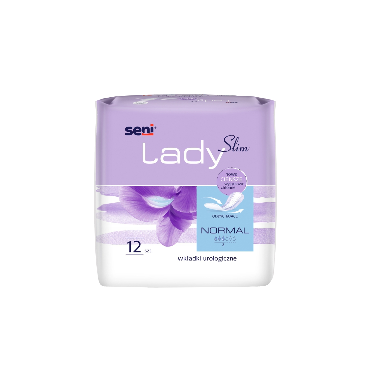 SENI LADY Slim Normal uroloģiskie ieliktņi, 12 gab. - Produkta attēls