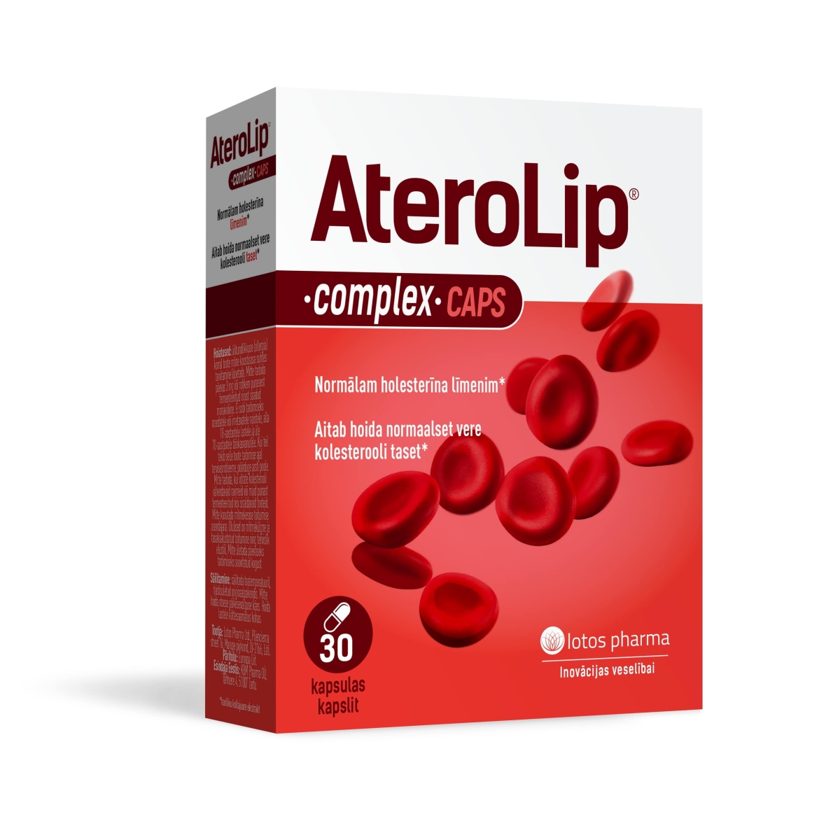 AteroLip Complex Caps, 30 gab. - Produkta attēls