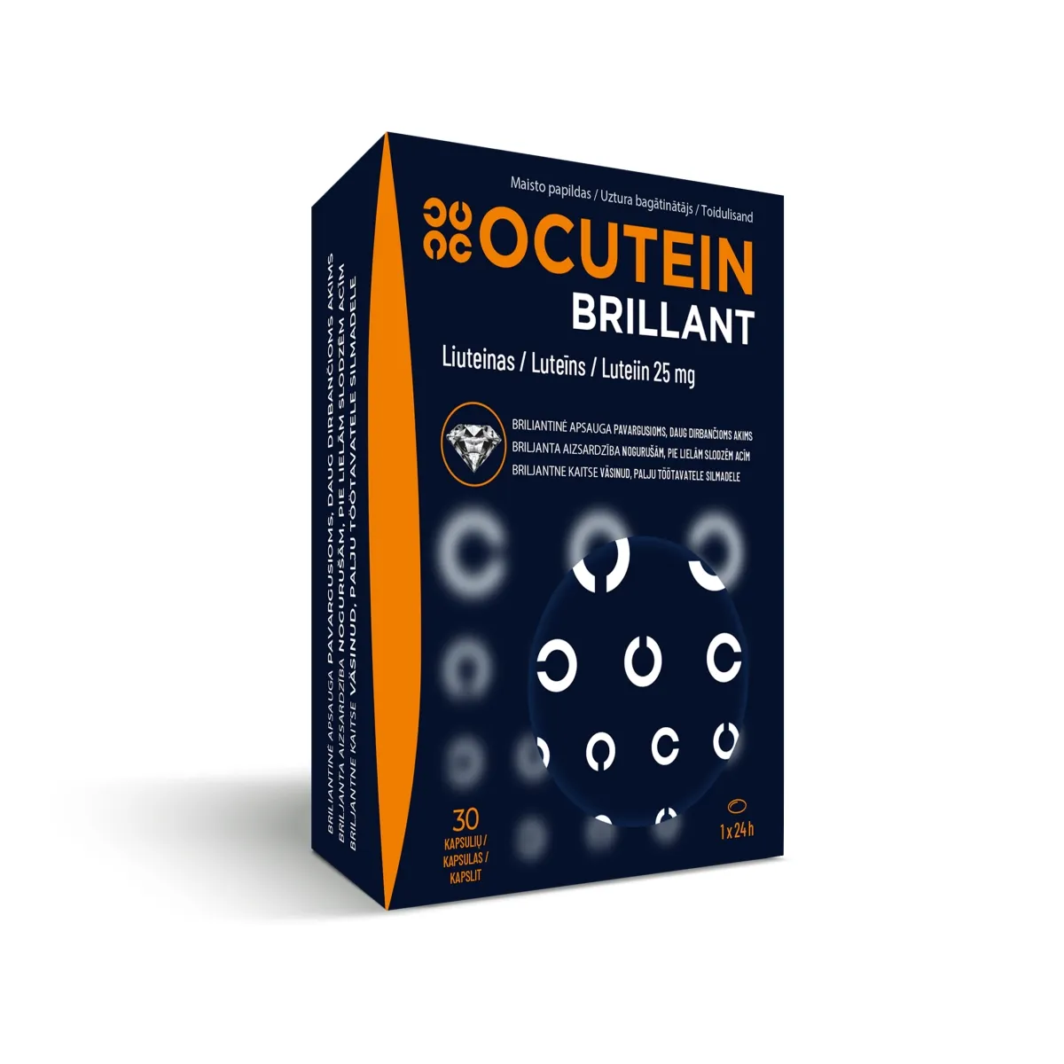 OCUTEIN Brillant 25 mg kapsulas, 30 gab. - Produkta attēls