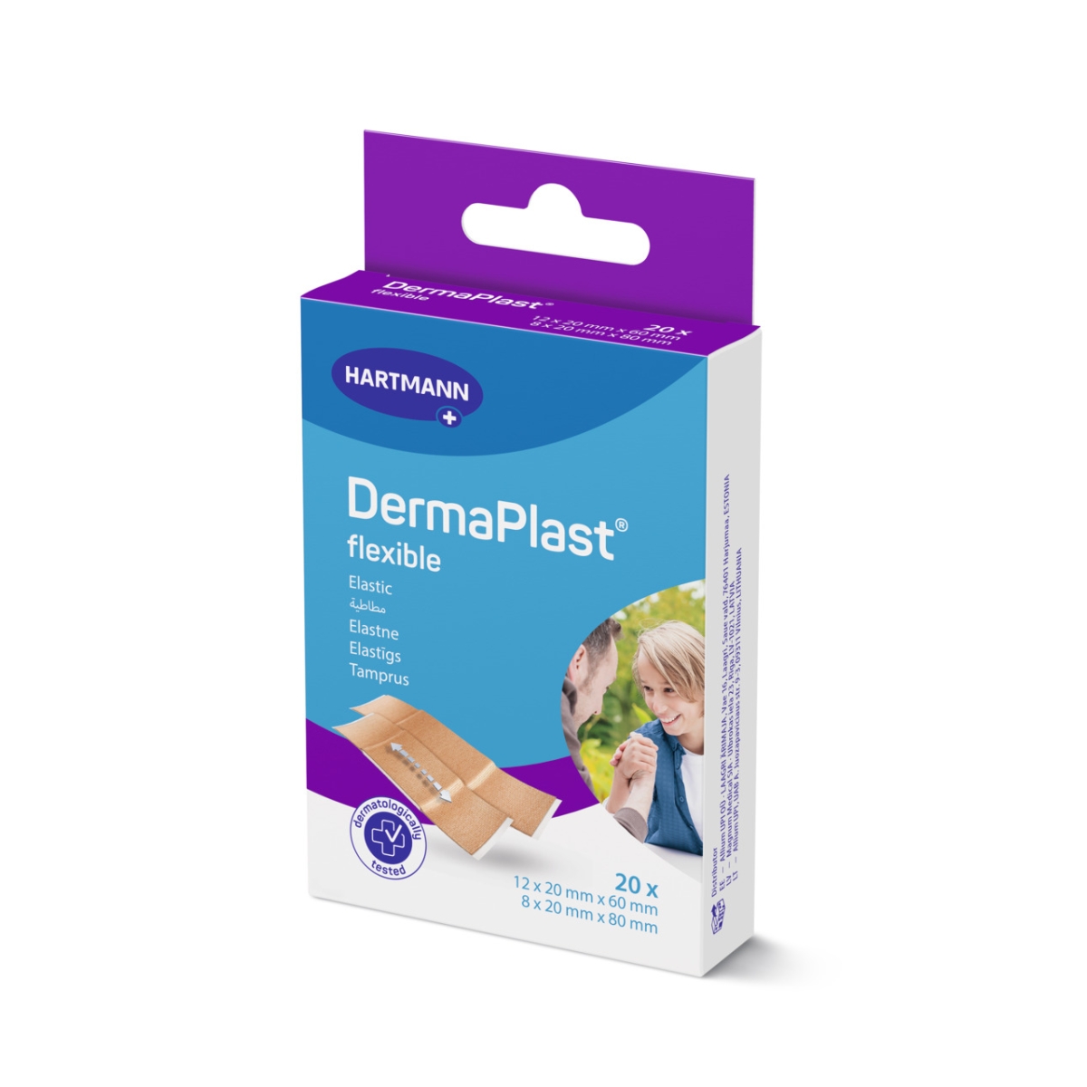 DERMAPLAST Flexible plāksteri (2.izm), 20 gab. - Produkta attēls
