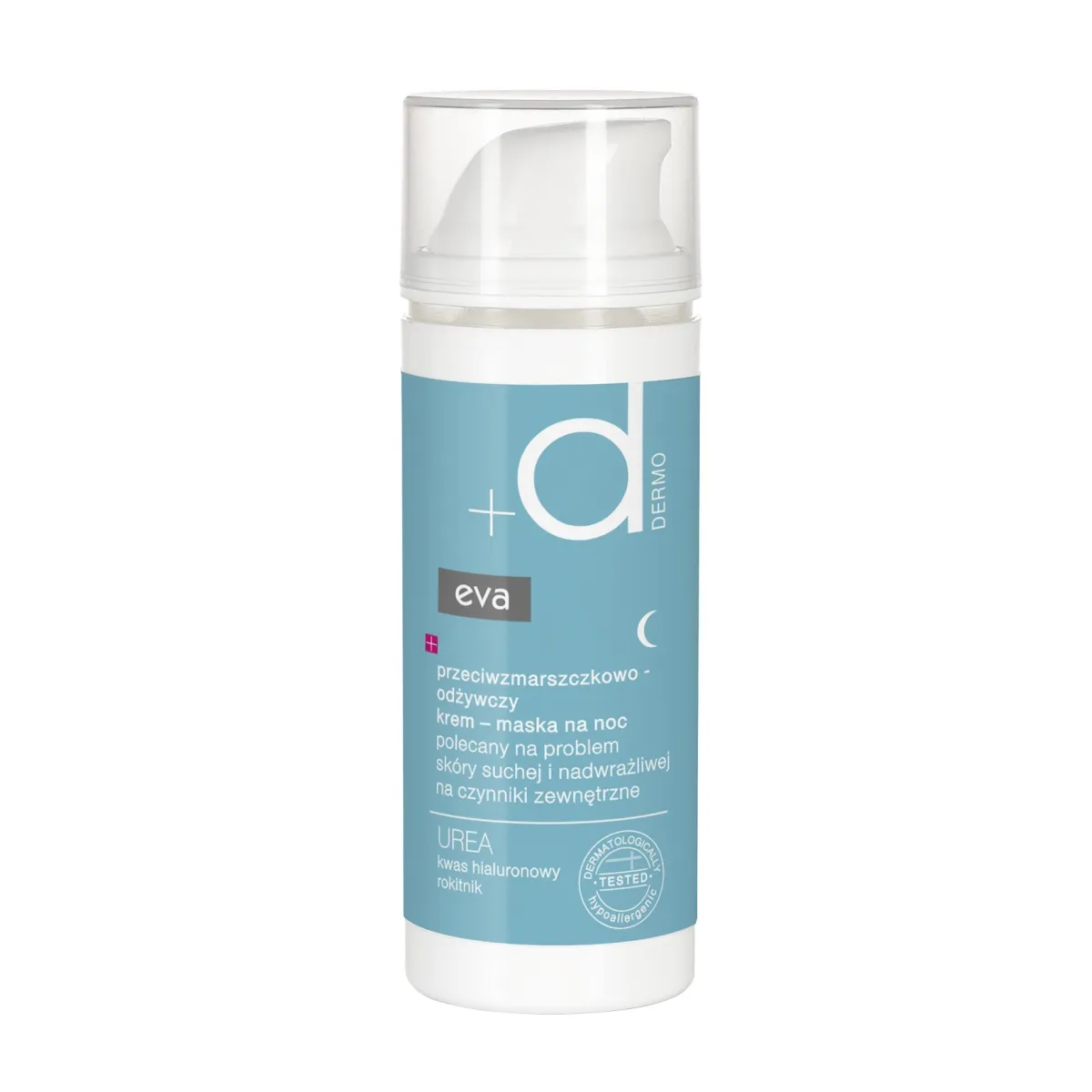 EVA DERMO pretgrumbu nakts krēms – maska sausai ādai, 50 ml - Produkta attēls