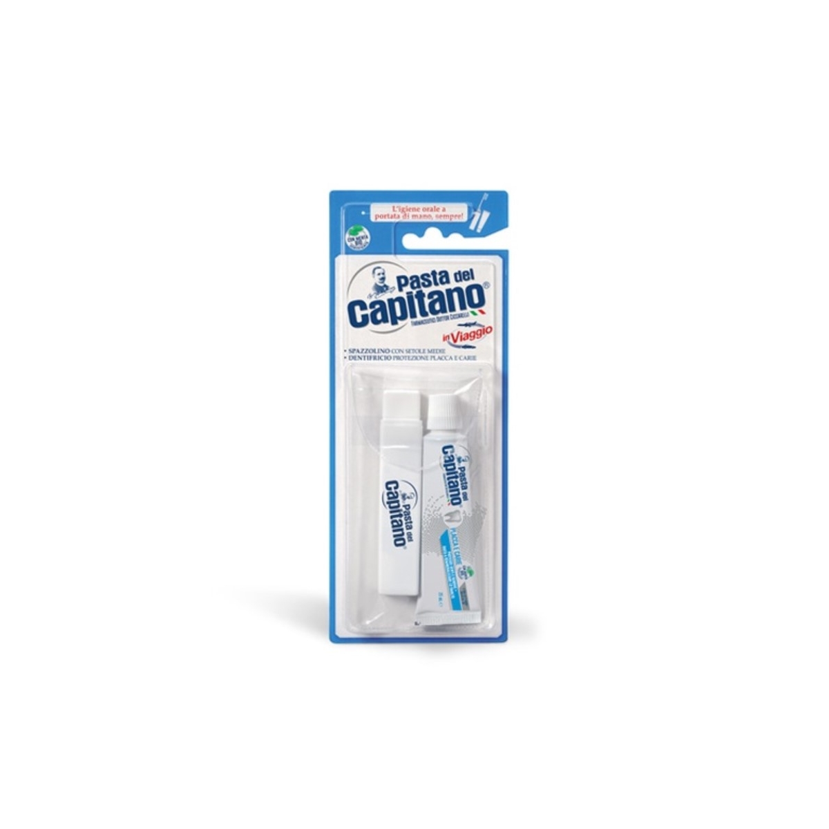 CICCARELLI Capitano zobu birste, 25 ml + Travel zobu birste - Produkta attēls