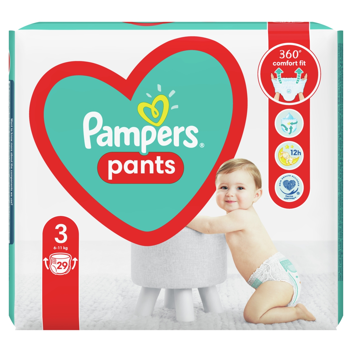 Pampers Pants  Carry Pack S3, 29 gab. - Produkta attēls