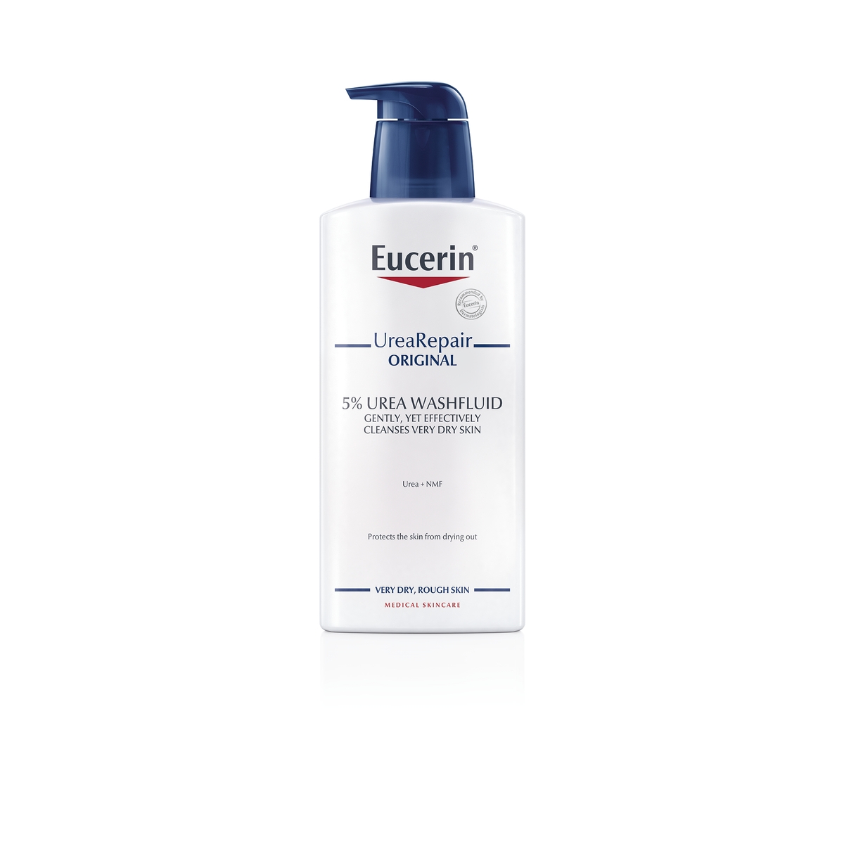 EUCERIN Urea Repair Original dušas želeja ar 5% sausai ādai, 400 ml - Produkta attēls