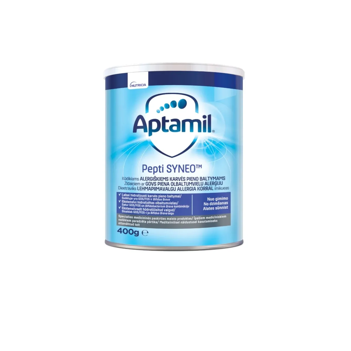APTAMIL Pepti Syneo pulveris, 400 g. - Produkta attēls