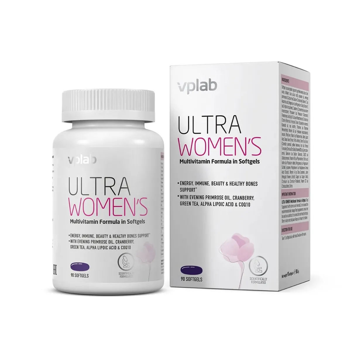 Vplab Ultra Women’s Multivitamin mīkstās kapsulas, 90 GB. - Produkta attēls