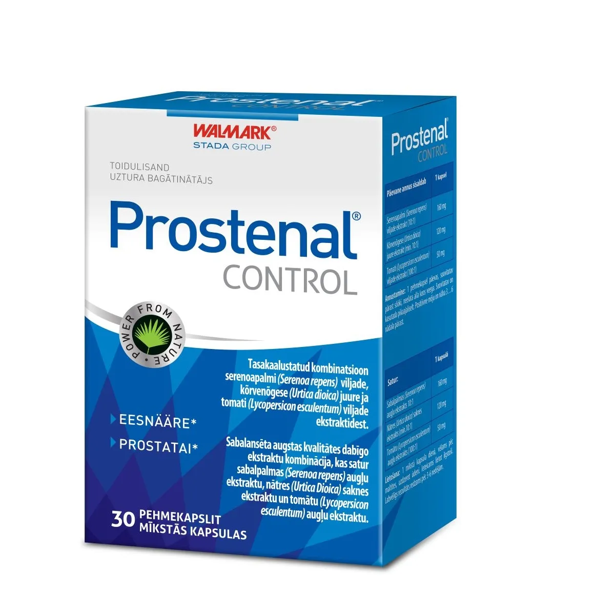 WALMARK Prostenal Control kapsulas, 30 gab. - Produkta attēls