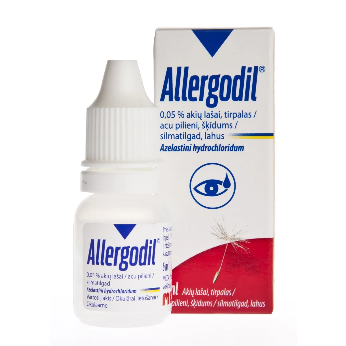 ALLERGODIL ACU PILIENI 0.05% 6ML - Produkta attēls