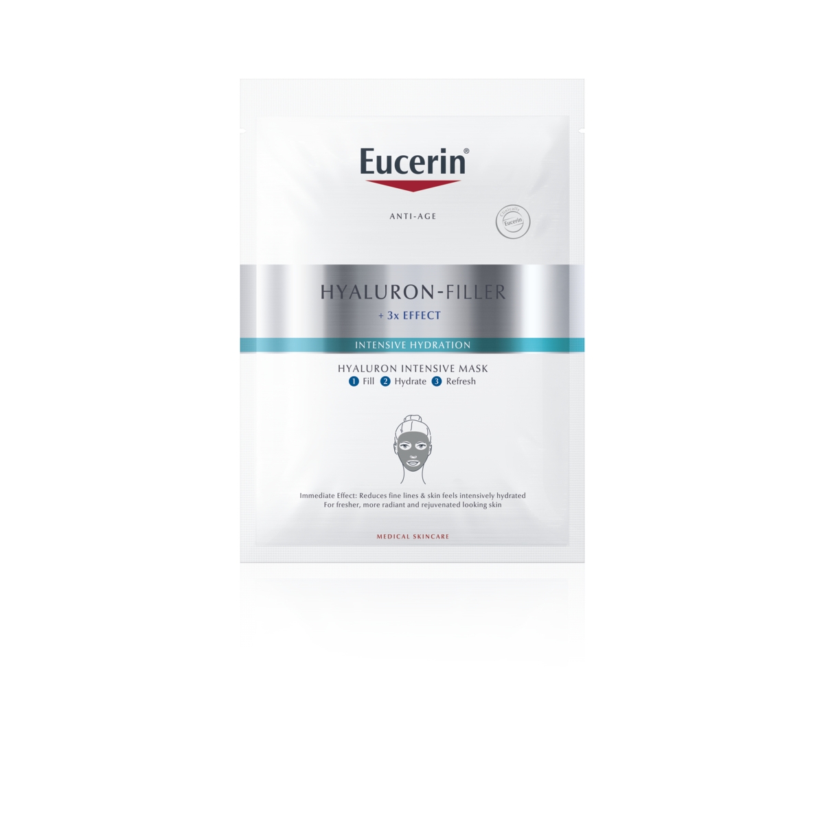 EUCERIN Hyaluron-Filler sejas maska ar hialuronskābi, 1 gab. - Produkta attēls