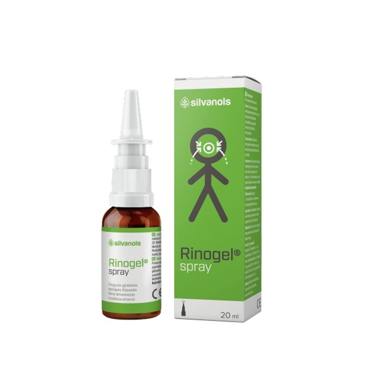 SILVANOLS Rinogel sprejs, 20 ml - Produkta attēls