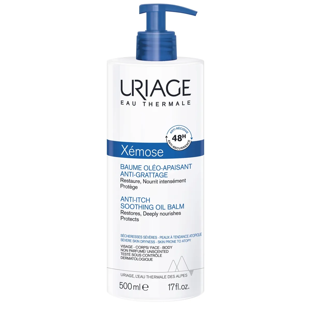 URIAGE Xemose - Anti-Itch balzams, 500 ml - Produkta attēls