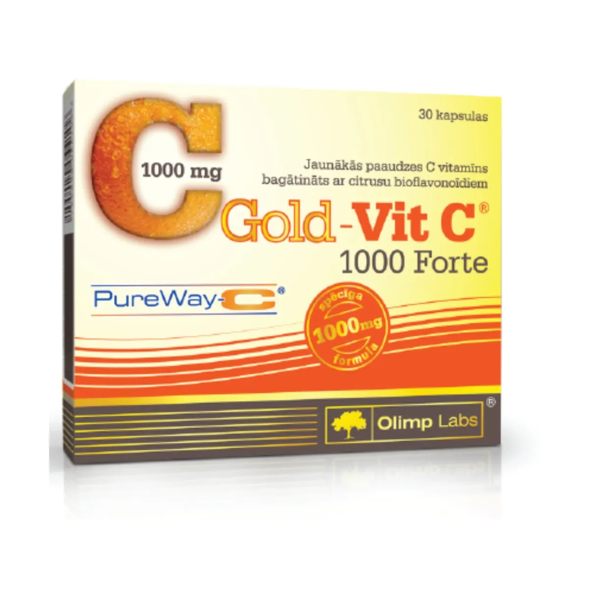 OLIMPLABS GOLD VIT. C FORTE 1000MG KAPSULAS N30 - Produkta attēls