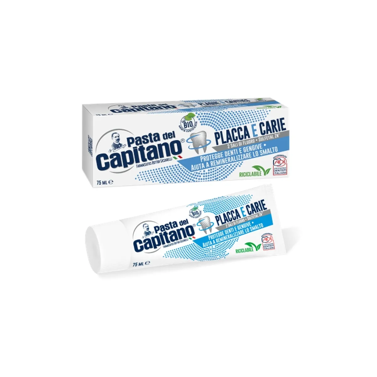 CICCARELLI Capitano zobu pasta pret aplikumu, 75 ml - Produkta attēls